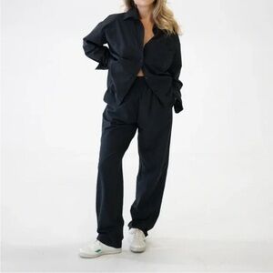 Djerf Avenue Breezy Pants Organic Cotton Size S